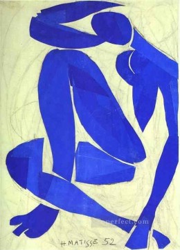 Desnudo Azul IV Resumen Pinturas al óleo